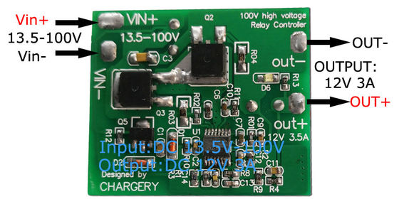 Xe hơi LiTo pin Buck Boost Converter 100v 12V 4A