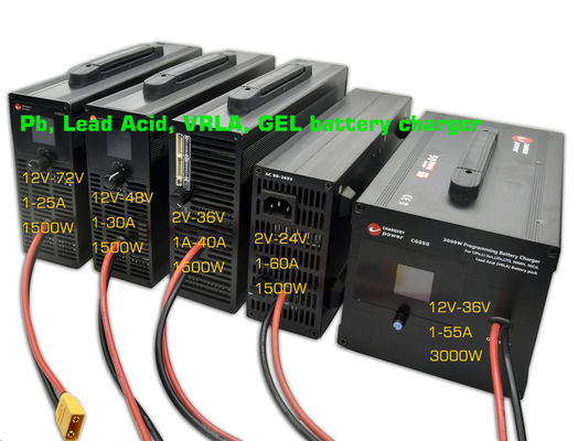 Bộ sạc pin 2V 12V 24V VRLA AGM Ac To Dc Cho Xe đạp điện