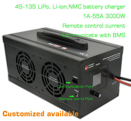 ODM 13S NMC Bộ sạc pin lithium Li-ion 12v 54.6V 3000W