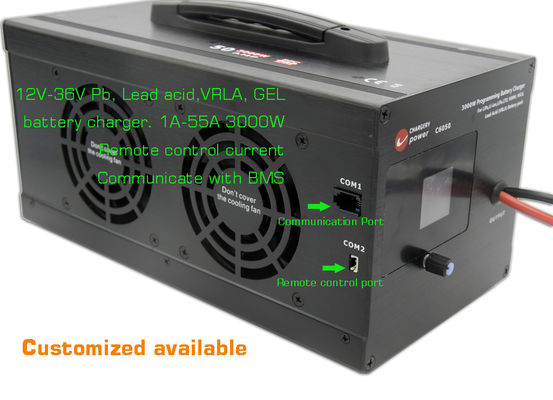 44.1V 3000W AC To DC Bộ sạc pin pin lithium 12V 24V 36V PB VRLA