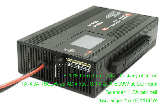 8S LiPo NMC LiIon pin Lithium Ion Balance Charger 50,4V 40A